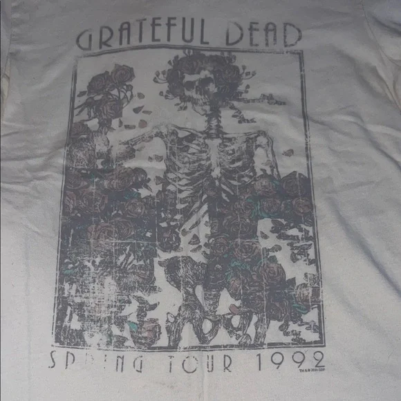 Abercrombie & Fitch Cream Graphic Tee - Picture 2 of 3